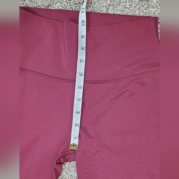 Alo Maroon 7/8" Leggings - Picture 3 of 5